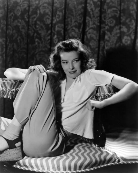 Katharine Hepburn în pantaloni