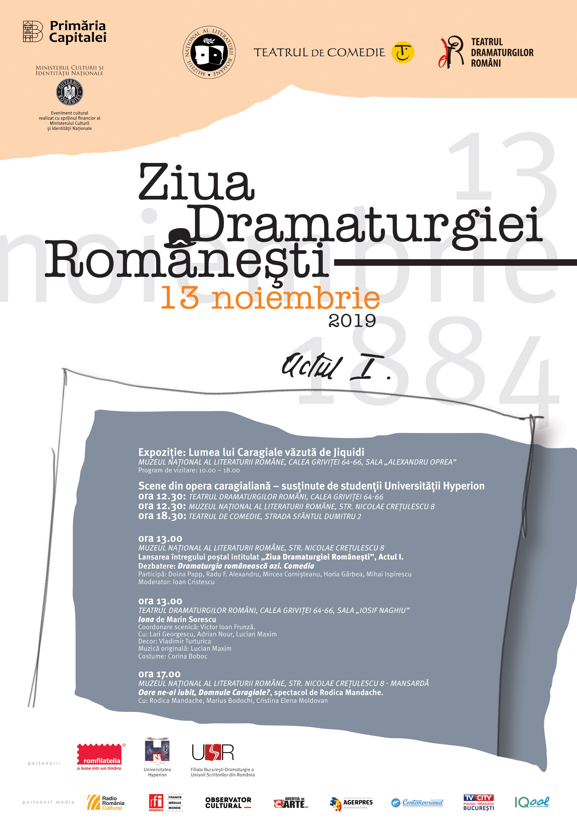 Evenimente de Ziua dramaturgiei românești