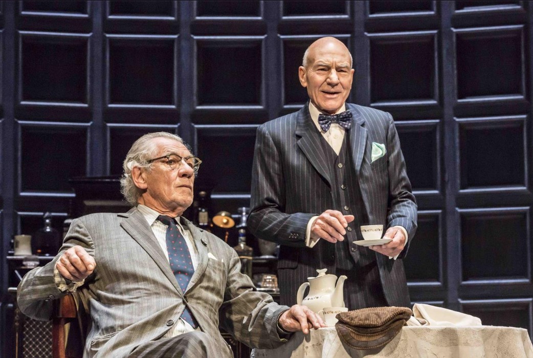 Cu Ian McKellen şi Patrick Stewart în „No Man’s Land”