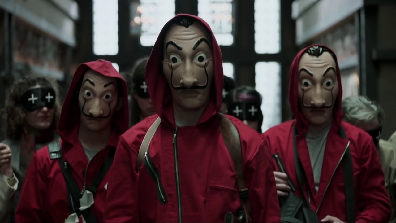 Eroii „La Casa de Papel”, dincolo de masca lui Dali