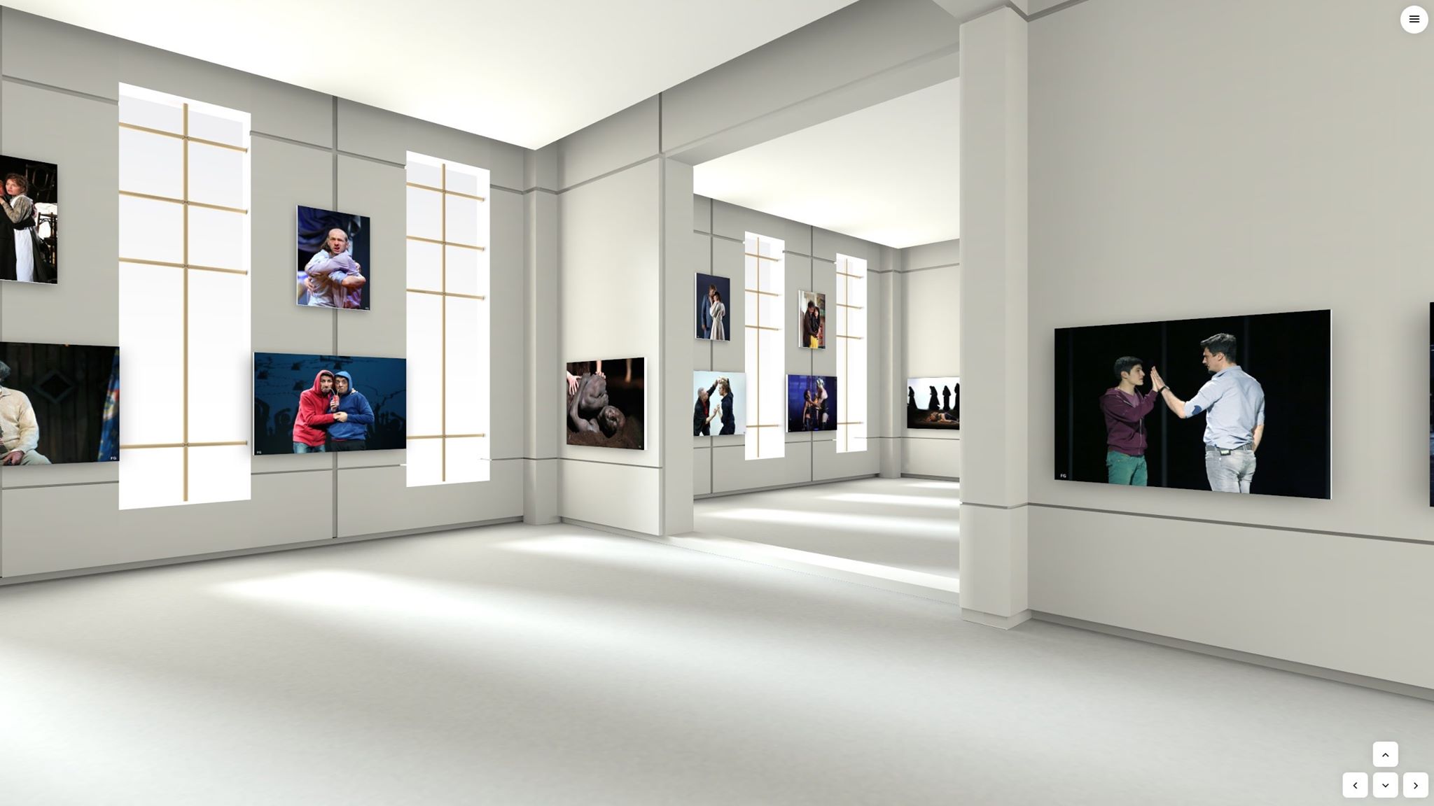 „Touching”, prima expoziție de fotografie de teatru vernisată în spațiu virtual 3D